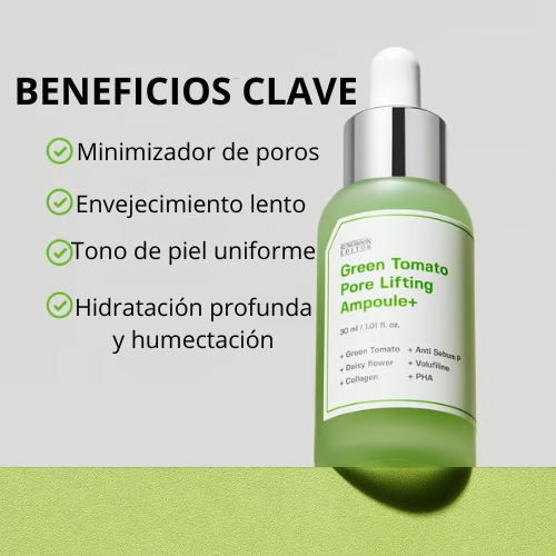 GreenTomate - Esencia reparadora de poros de tomate verde