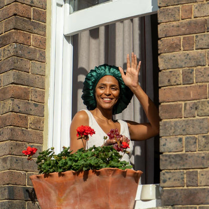 Gorro de seda para dormir