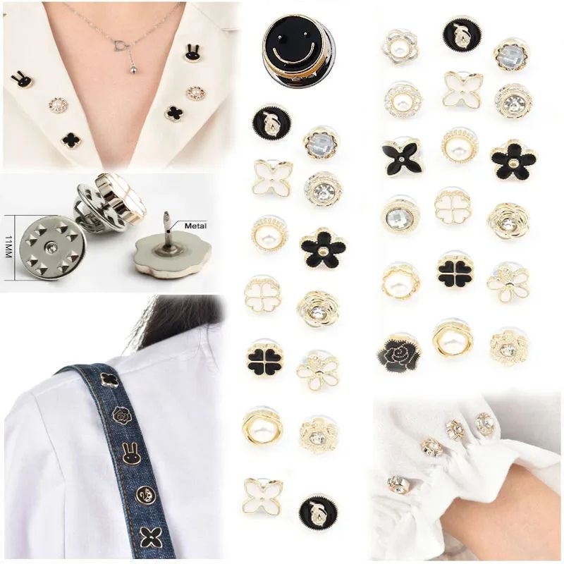 Juego de 10 broches para ropa