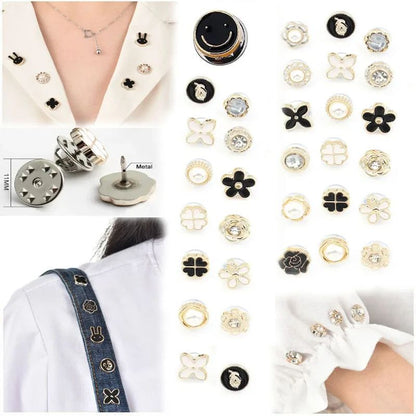 Juego de 10 broches para ropa