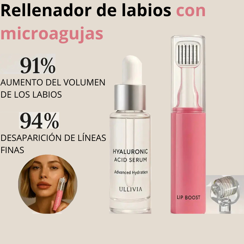 LIPBOOST - Microagujas para labios carnosos, líneas finas suavizadas