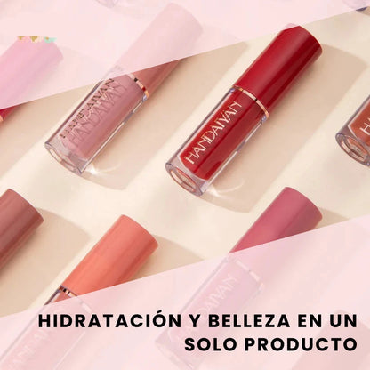 LuxeKiss - 12 Labiales hidratantes - Color duradero sin resecar tus labios
