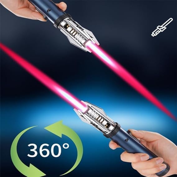 Encendedor de llama recta resistente al viento multiusos