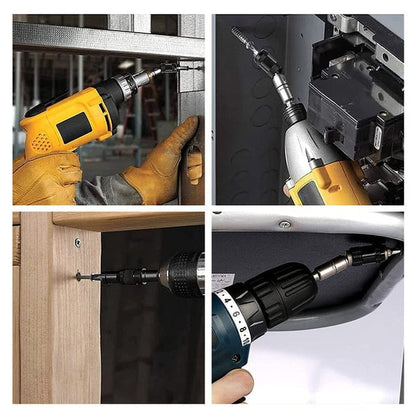 Constructor - Portapuntas giratorio magnético de 1/4s para taladro