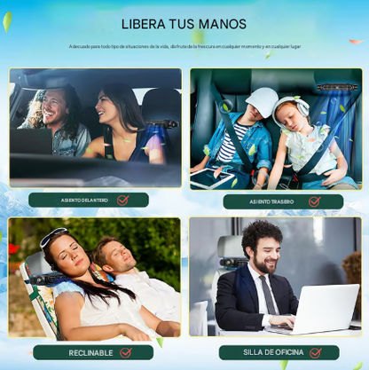 Ventilador para asiento de carros❄️