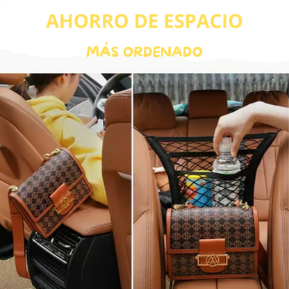 Procar Bolsa de malla elástica universal para automóvil (tres capas)