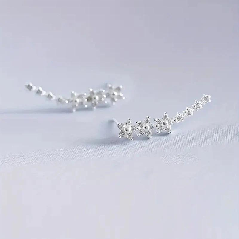 pendientes flores y estrellas fugaz