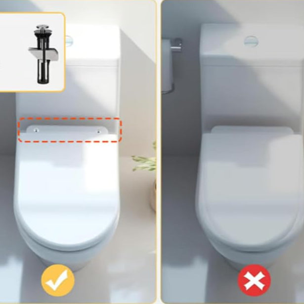 Kit de pernos de sujeción para asiento de inodoro (1 par)