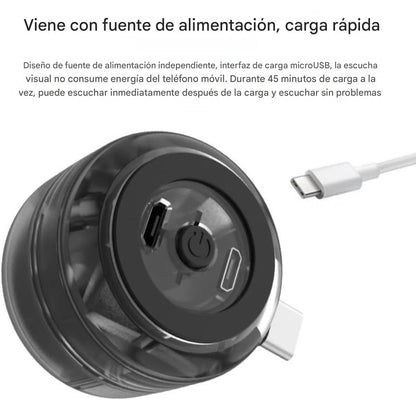 Amplificador portátil de 5 altavoces: Plug & Play para música y llamadas