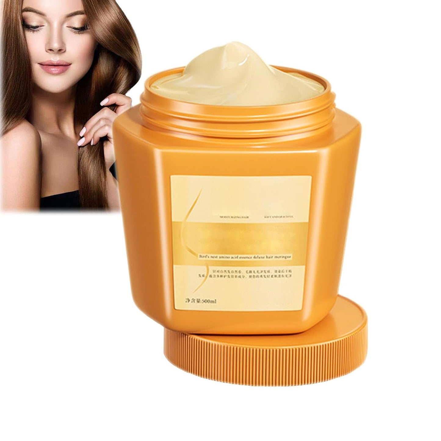 Crema de proteína capilar nutritiva de lujo Amino Acid Solo hoy 50% descuento