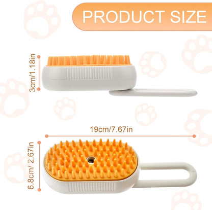 PetBrush Cepillo vapor relajante para perros y gatos