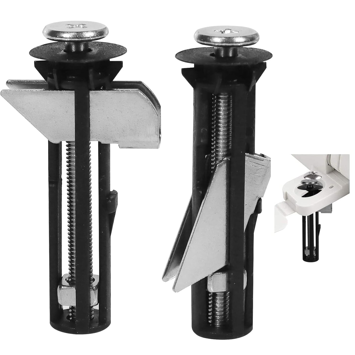 Kit de pernos de sujeción para asiento de inodoro (1 par)