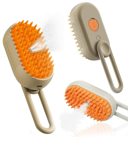 PetBrush Cepillo vapor relajante para perros y gatos