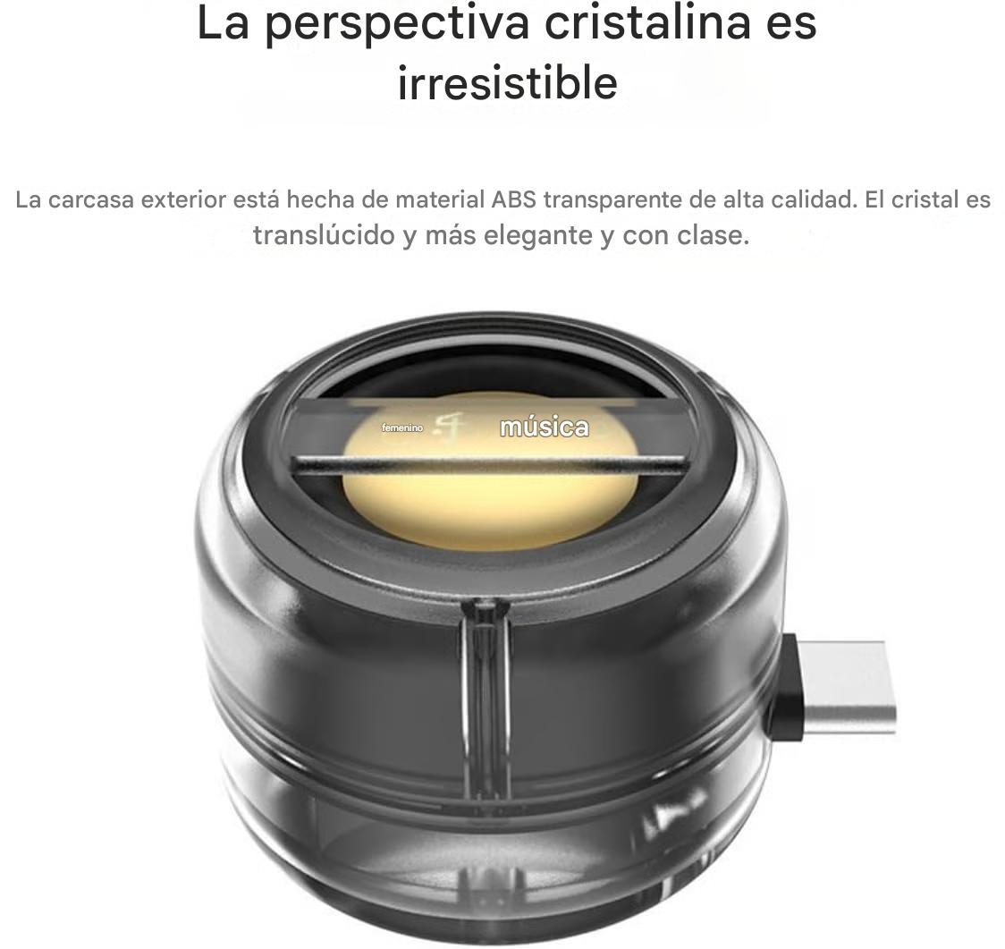 Amplificador portátil de 5 altavoces: Plug & Play para música y llamadas