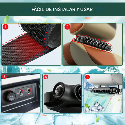 Ventilador para asiento de carros❄️