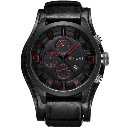 RELOJ DEPORTIVO KTEVI CON CORREA DE CUERO