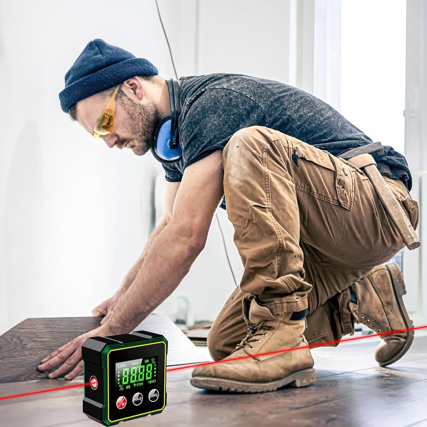 Laser digital inclinómetro