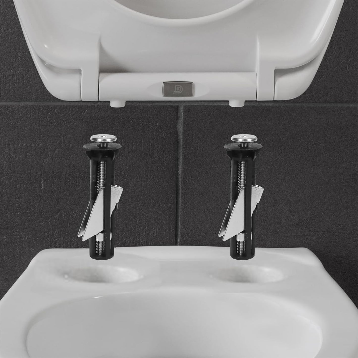 Kit de pernos de sujeción para asiento de inodoro (1 par)