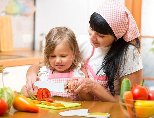 SET DE CUCHILLOS DE COCINA PARA NIÑOS