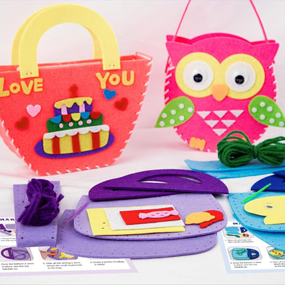 Kit de costura para niños (8 diseños incluidos)