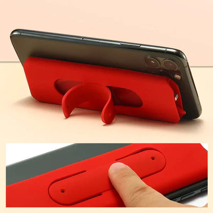 Gafas de lectura portátiles para presbicia con luz anti-azul y estuche para celular