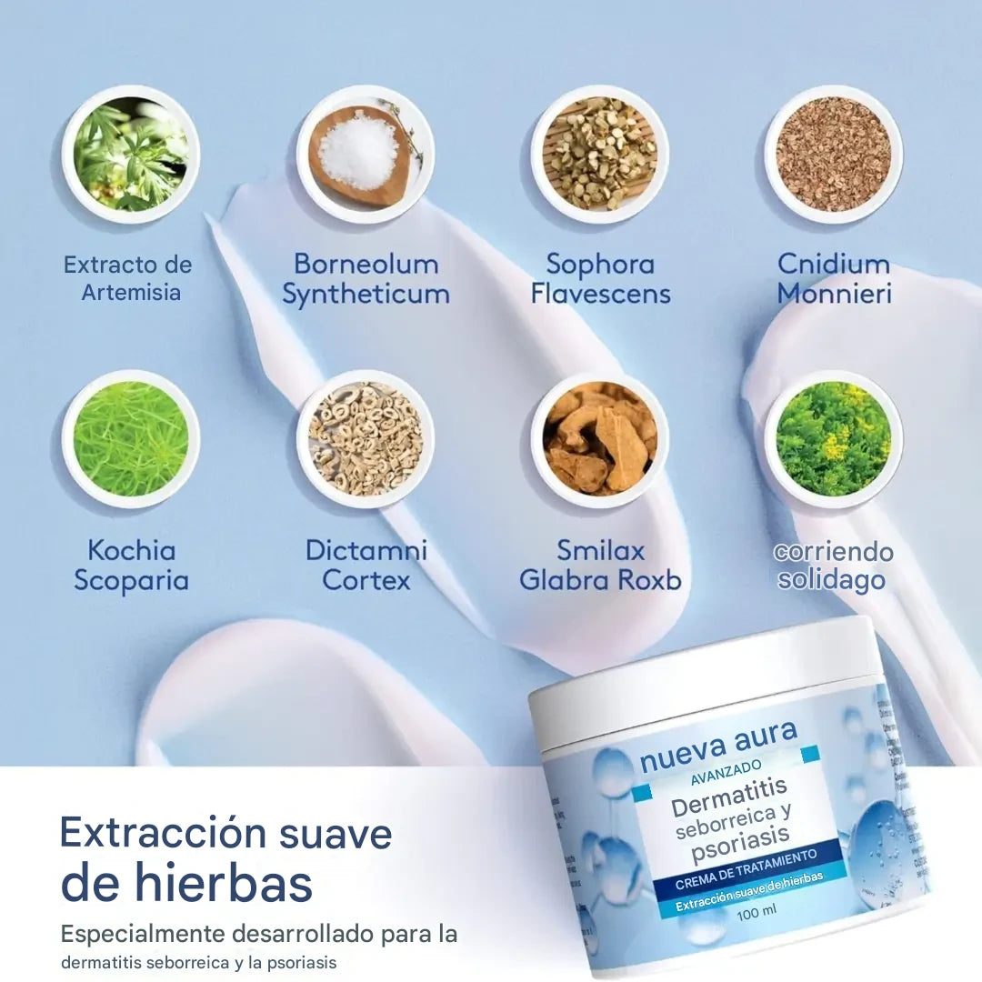 New aura Crema para la dermatitis seborreica y la psoriasis
