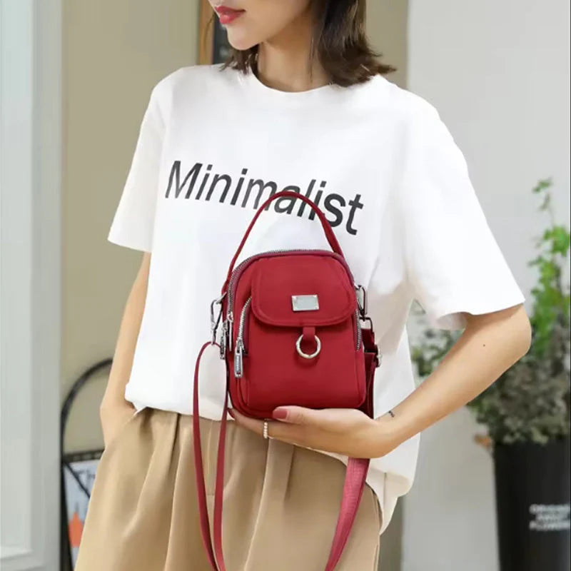 Bolso de hombro impermeable simple e informal V1