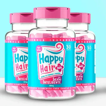 Happy Hair Fortalece las hebras del cabello y reduce la rotura.