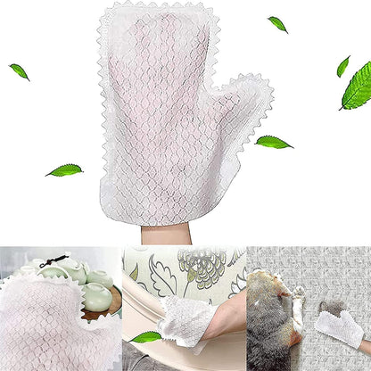 HomeClean - Kit de 10 Guantes para quitar el polvo lavables y multiusos