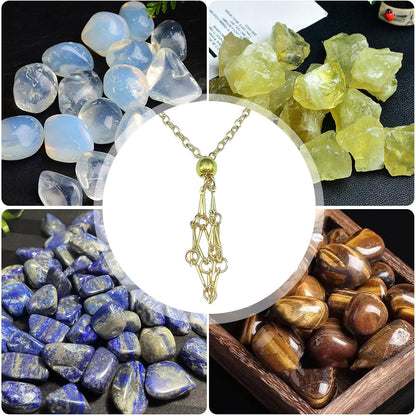 Collar porta piedras preciosas incluye piedra