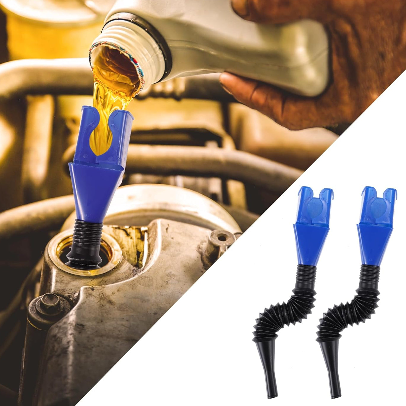 PractiEmbudos - Embudo flexible de boca ancha con filtro incorporado (PAGA 1 LLEVA 2)