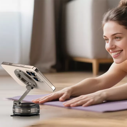 Soporte magnético para teléfono con ventosa ajustable de 360°