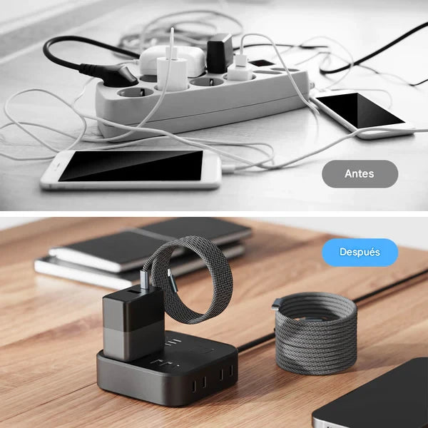 MagNetik® | Cable de carga ULTRA rápida magnético antienredos