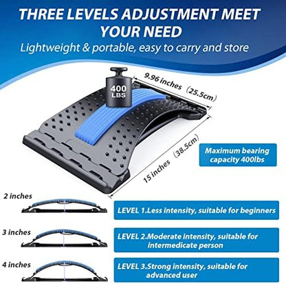 MASAJEADOR DE ESPALDA ESTIRAMIENTO LUMBAR