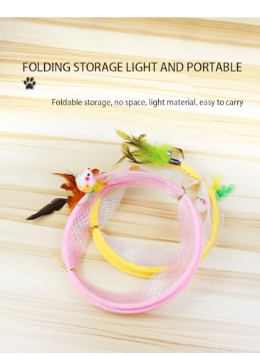 Juguete de túnel en espiral para caza de gatos, autojuego