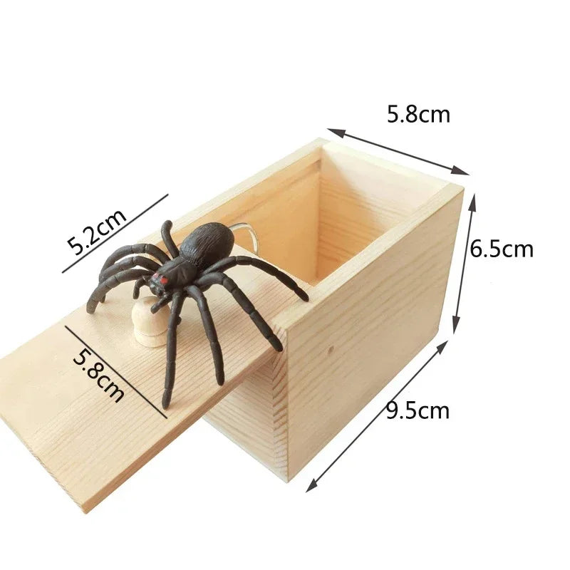 Caja de broma de araña