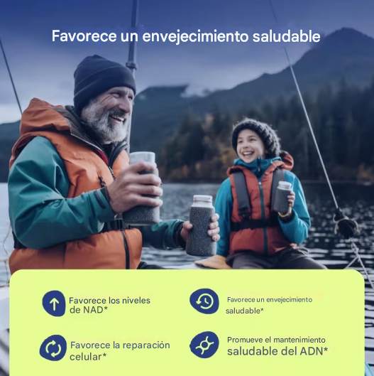 Suplemento de Niacinamida (NAD+) y Riboside