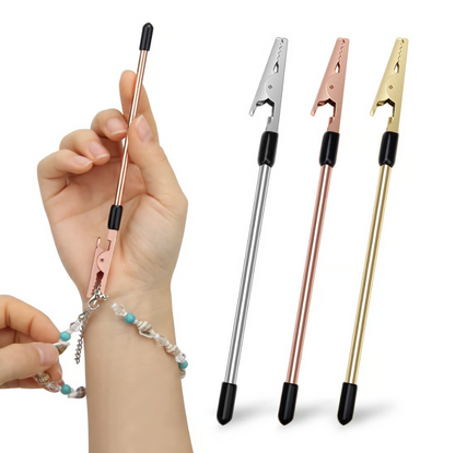 Herramientas auxiliares para cierres de pulsera con funda protectora antideslizante