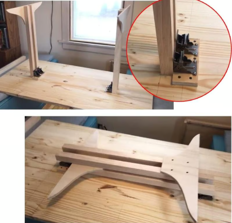 Soportes plegables de alta resistencia con autobloqueo de 90°