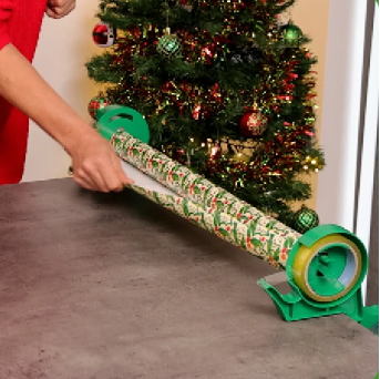 Dispensador de cinta cortadora, portarrollos de papel