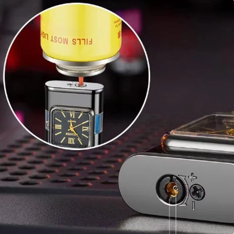 Encendedor premium con reloj