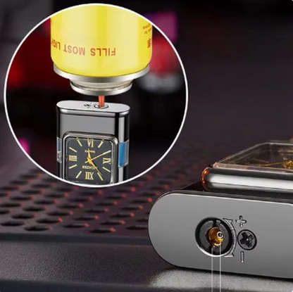 Encendedor premium con reloj