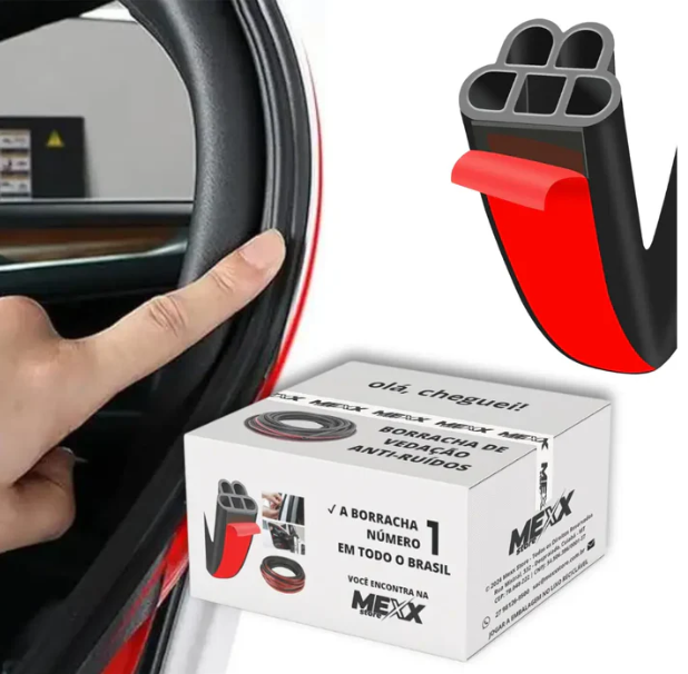 Gomas Antiruido y Antipolvo de Alto Sellado para tu Vehículo - VedaCar - 5 Metros