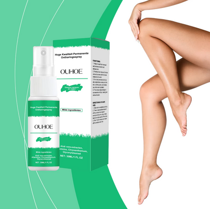 HairOff™ Spray natural para depilación permanente