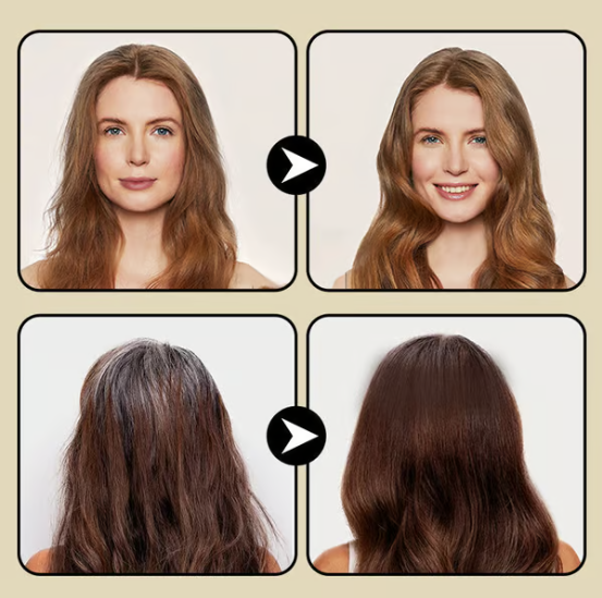 InstantComb - Tinte para el cabello con peine seguro y práctico