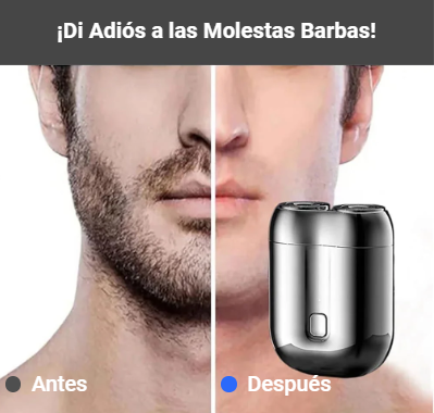 GillClean Mini afeitadora eléctrica portátil para hombres