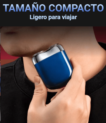 GillClean Mini afeitadora eléctrica portátil para hombres