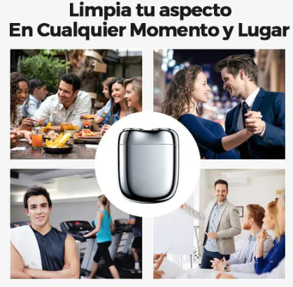 GillClean Mini afeitadora eléctrica portátil para hombres