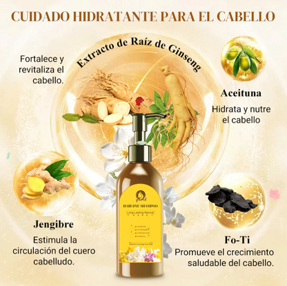 Champú para tintes naturales de larga duración