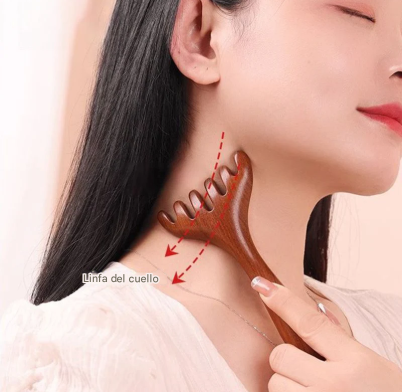 Suaveplus Peine de masaje meridiano de seis garras